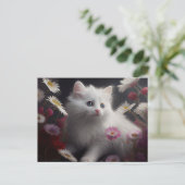 Postkarten Cat Fleur (Stehend Vorderseite)