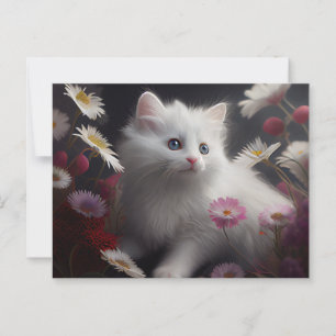 Postkarten Cat Fleur