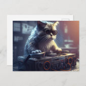 Postkarten Cat Funny (Vorne/Hinten)