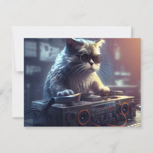 Postkarten Cat Funny