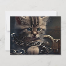 Postkarten Cat Gefaner