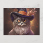 Postkarten Cat Halloween (Vorderseite)