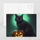 Postkarten Cat Halloween (Vorne/Hinten)