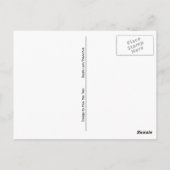 Postkarten - Chrysanthemum und Damselfly (Rückseite)