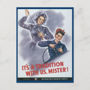 Postkarten des Weltkrieges, Frauen, die arbeiten