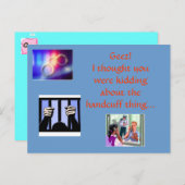 Postkarten, die mit Maricopa-Gefängnissen übereins Postkarte (Vorne/Hinten)