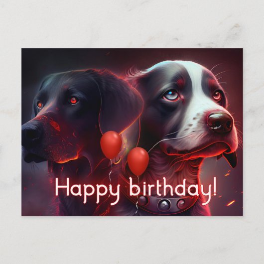 Postkarten Dog (Vorderseite)