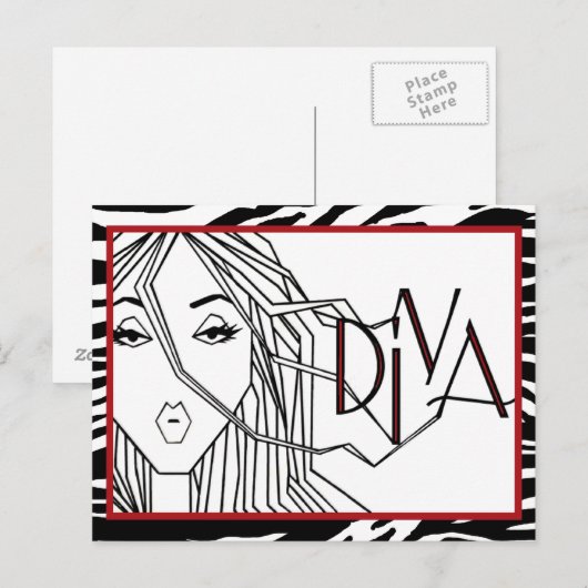 Postkarten "Erweiterungen von DIVAtude" (Vorne/Hinten)