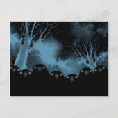 Postkarten essen von Krähen (Vorderseite)