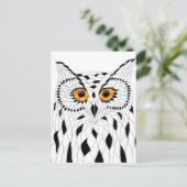 Postkarten Eule (Stehend Vorderseite)