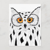 Postkarten Eule (Vorderseite)