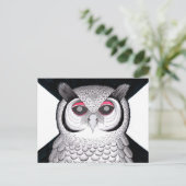 Postkarten Eule (Stehend Vorderseite)