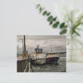 Postkarten "Fähren am Doolin Pier" (Stehend Vorderseite)