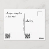 Postkarten - Familie der Zebra (Rückseite)