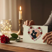 Postkarten-Foto & personalisiert – Herz