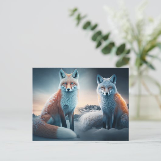 Postkarten Fox (Stehend Vorderseite)