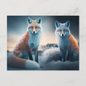 Postkarten Fox (Vorderseite)