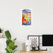 Postkarten für Aquarellfarben anzeigen Poster (Heimbüro)