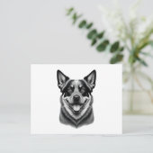 Postkarten für australische Rinderhunde, Charming, (Stehend Vorderseite)