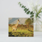 Postkarten für Baby-Giraffe (Stehend Vorderseite)