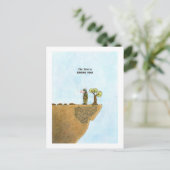 Postkarten für Bäume gerettet, Satire (Stehend Vorderseite)