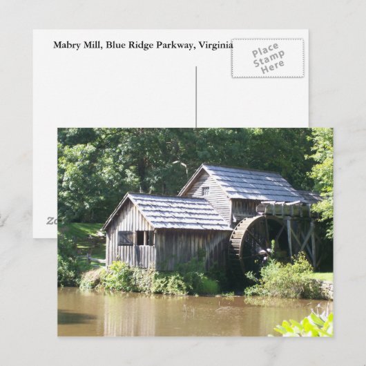 Postkarten für benutzerdefinierte Mabry-Mühle (Vorne/Hinten)