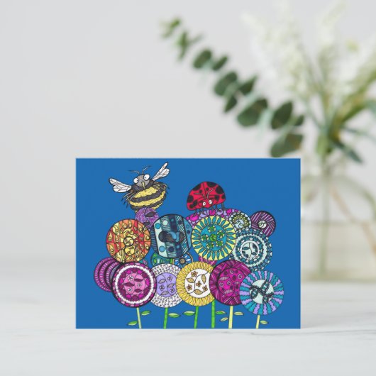 Postkarten für Bugs und Fleurs (Stehend Vorderseite)