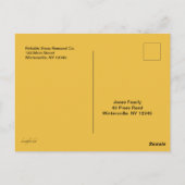 Postkarten für das Entfernen von Schnee (Rückseite)