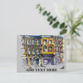 Postkarten für das französische Quartal (Stehend Vorderseite)