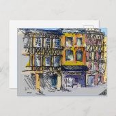 Postkarten für das französische Quartal (Vorne/Hinten)