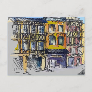 Postkarten für das französische Quartal