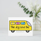 Postkarten für das Joy Liebe Bus-Logo (Stehend Vorderseite)