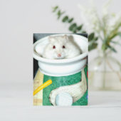 Postkarten für das Weiße Unterhemd (Stehend Vorderseite)