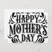 Postkarten für den Muttertag (Vorne/Hinten)