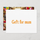 Postkarten für den Muttertag (Vorne/Hinten)