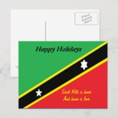Postkarten für den Urlaub in Saint-Kitts (Vorne/Hinten)