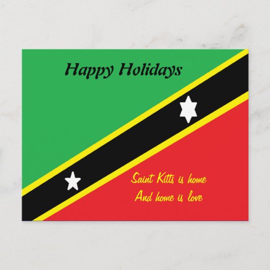 Postkarten für den Urlaub in Saint-Kitts (Vorderseite)