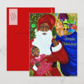 Postkarten für den Weihnachtsmann - Geschenke vom (Vorne/Hinten)