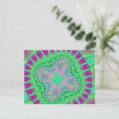 Postkarten für die grüne Blume (Stehend Vorderseite)