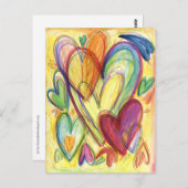 Postkarten für die Liebesheilung von Herz und Krei (Vorne/Hinten)