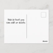 Postkarten für die Wähler CHECKLIST 6. November (Rückseite)