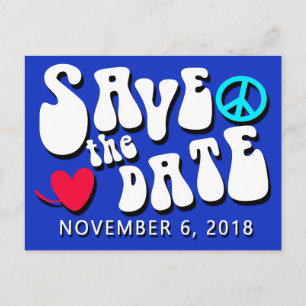 Postkarten für die Wähler SAVE THE DATE am 6. Nove