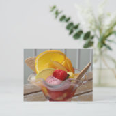 Postkarten für Eiscreme Sundae (Stehend Vorderseite)