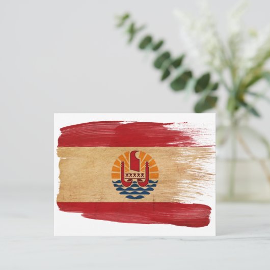 Postkarten für Französisch-Polynesien (Stehend Vorderseite)