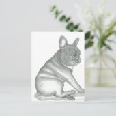 Postkarten für französische Bulldoggen (Stehend Vorderseite)