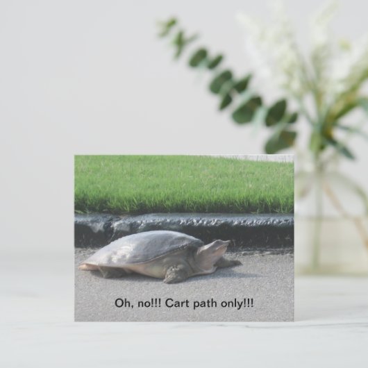 Postkarten für Golfspieler (Stehend Vorderseite)