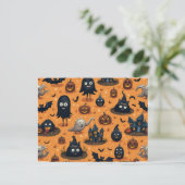 Postkarten für Halloween (Stehend Vorderseite)
