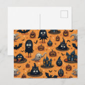 Postkarten für Halloween (Vorne/Hinten)