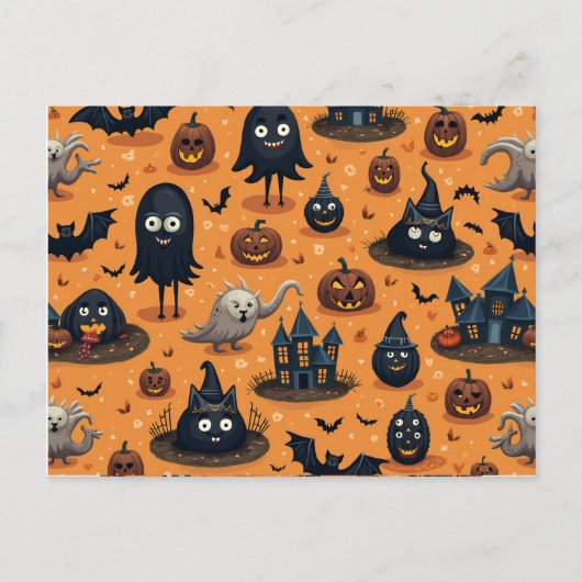 Postkarten für Halloween (Vorderseite)