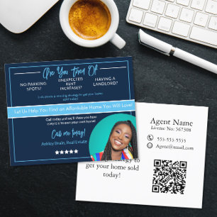 Postkarten für Immobilienmieter Flyer